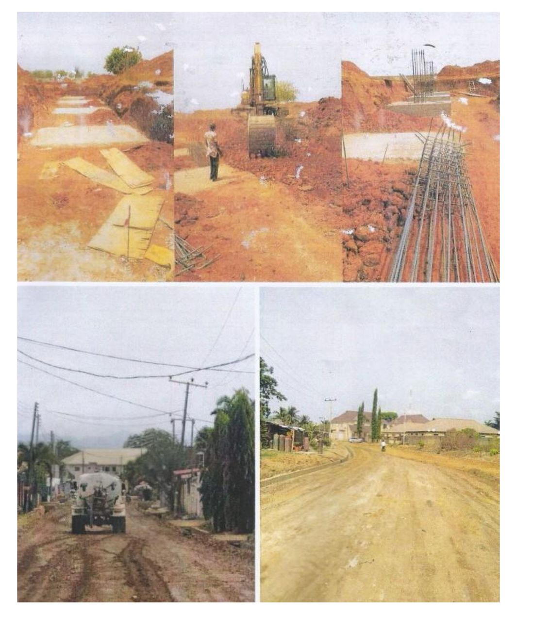 Earth and Drainage Work at NUT Road ACO Estate — continued