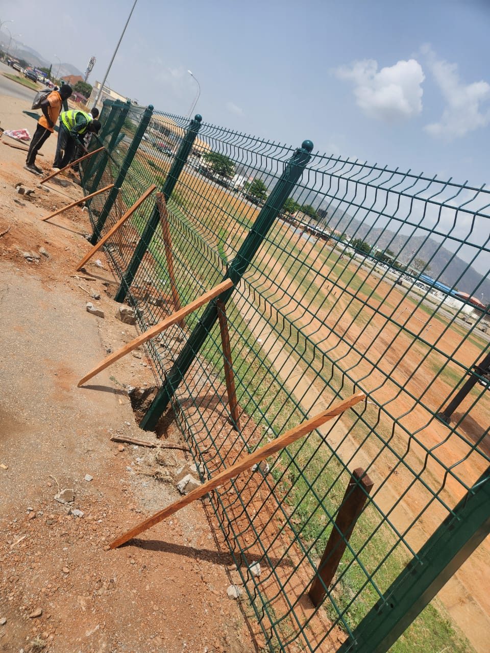 Perimeter security fencing installation, Abuja